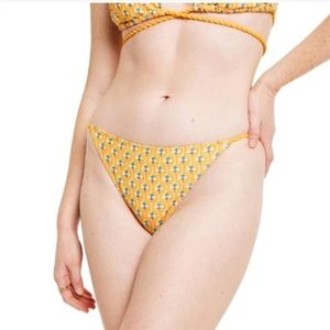 Rhode low rise high leg cheeky swim bottom size XL